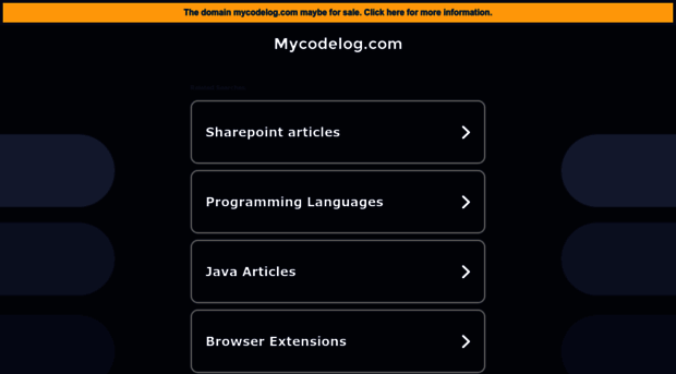 mycodelog.com