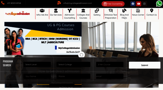 mycollegeadmission.co.in