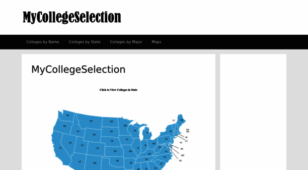 mycollegeselection.com