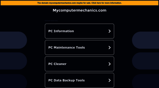 mycomputermechanics.com
