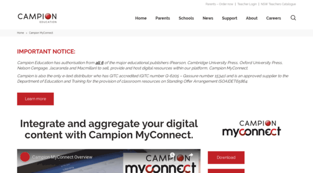 myconnect.campion.com.au
