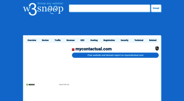 mycontactual.com.w3snoop.com