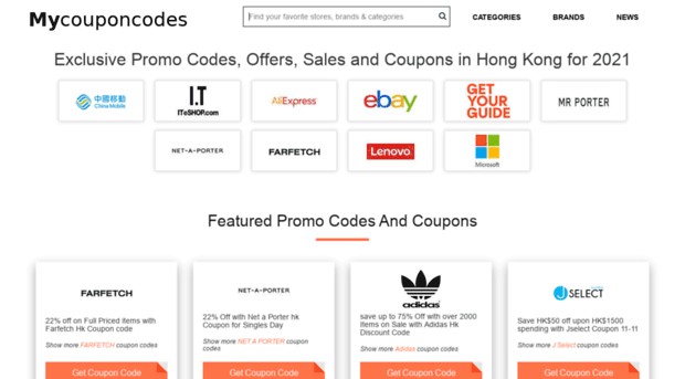 mycouponcodes.hk