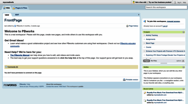 mycreativefx.pbworks.com