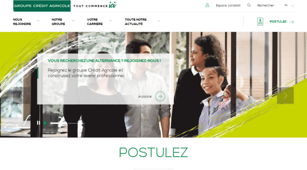 mycreditagricole.jobs