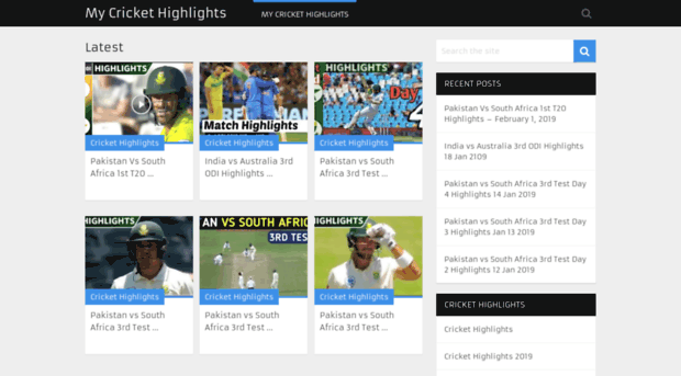 mycrickethighlights.net