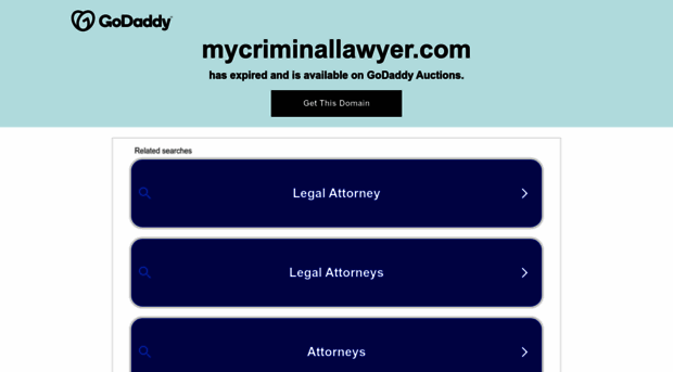 mycriminallawyer.com