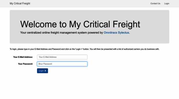 mycriticalfreight.com