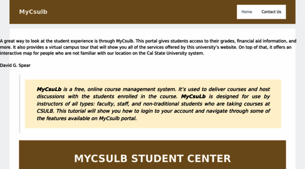 mycsulb.info