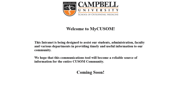 mycusom.campbell.edu