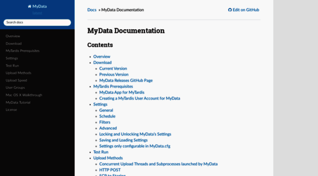 mydata.readthedocs.io