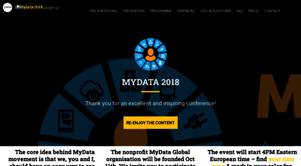 mydata2018.org