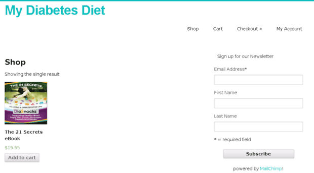 mydiabetesdiet.com