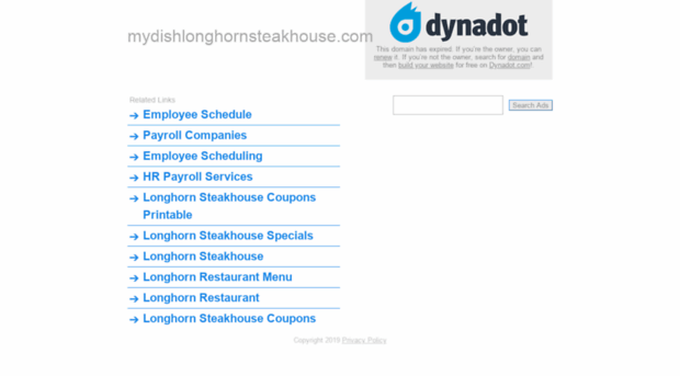 mydishlonghornsteakhouse.com