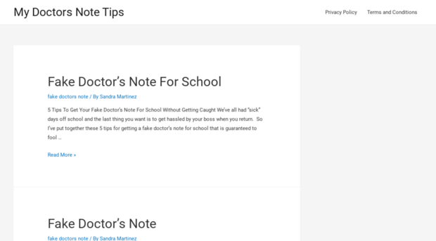 mydoctorsnotetips.com