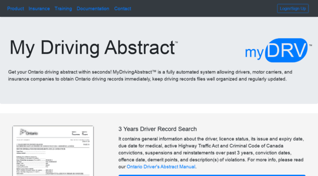 mydrivingabstract.com