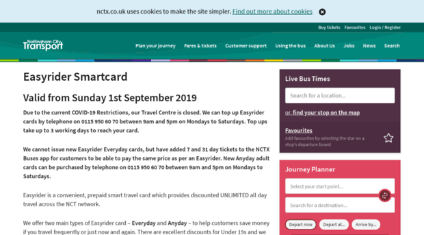 myeasyrider.nctx.co.uk