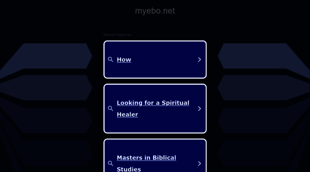 myebo.net