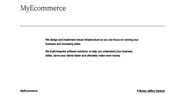 myecommerce.co.za