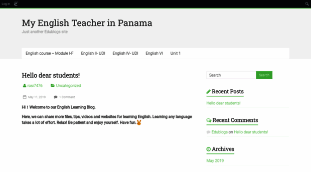 myenglishteacherinpanama.edublogs.org