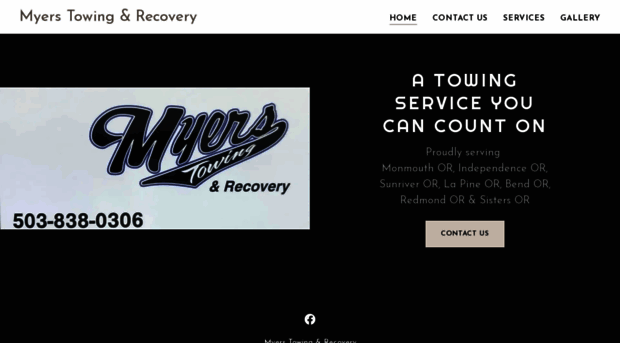 myerstowingrecovery.com