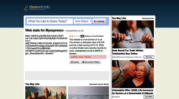 myespresso.co.uk.clearwebstats.com