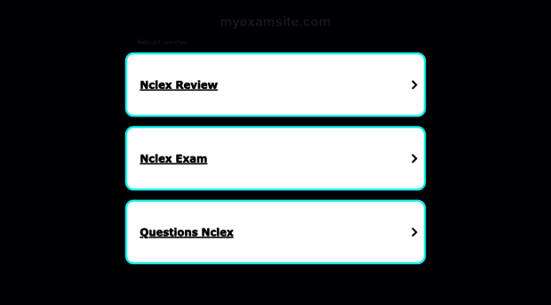 myexamsite.com