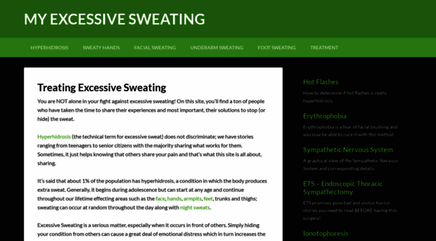 myexcessivesweating.com