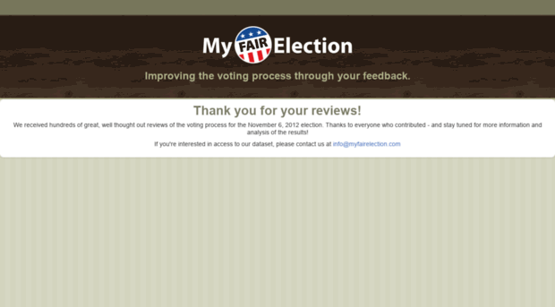 myfairelection.com