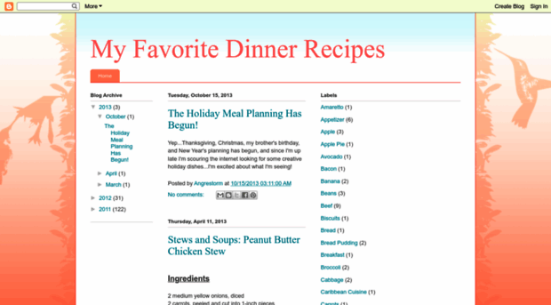 myfavoritedinnerrecipes.blogspot.com