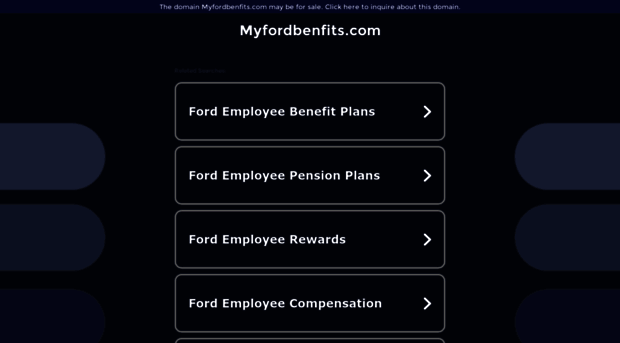 myfordbenfits.com