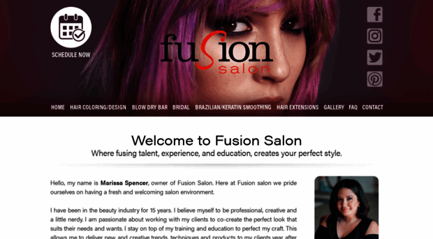 myfusionsalon.com