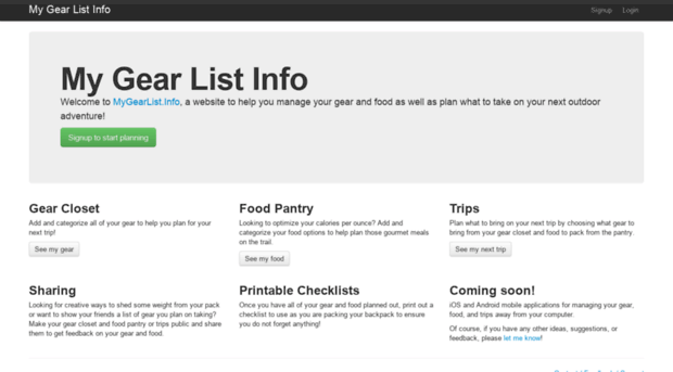 mygearlist.info