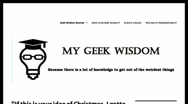 mygeekwisdom.com