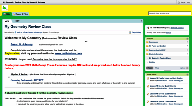 mygeometryreview.pbworks.com