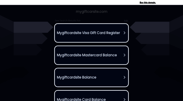 mygiftcarsite.com