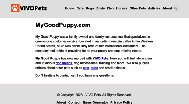 mygoodpuppy.com