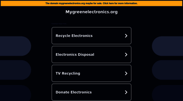 mygreenelectronics.org