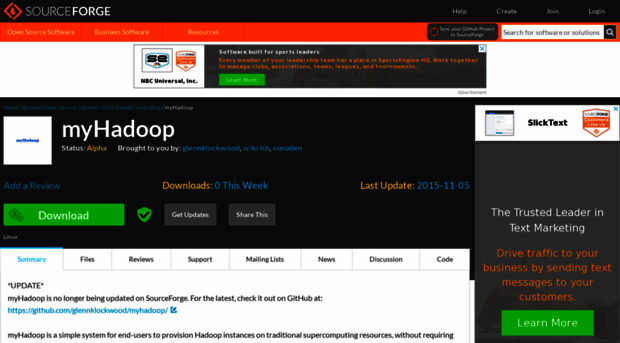 myhadoop.sourceforge.net