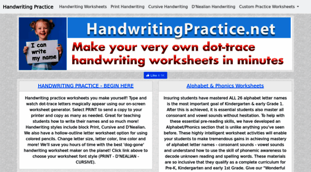 myhandwritingworksheets.com