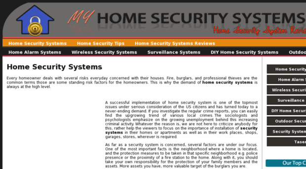 myhomesecuritysystems.org