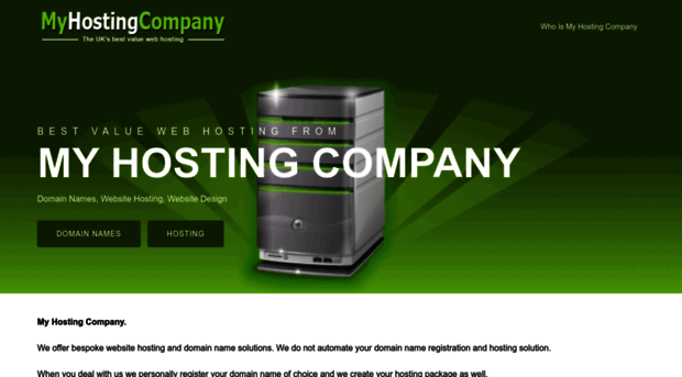 myhostingcompany.co.uk