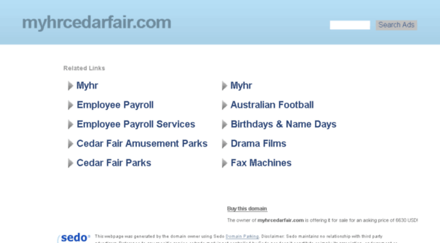 myhrcedarfair.com
