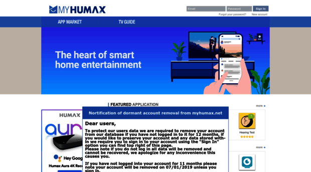 myhumax.net