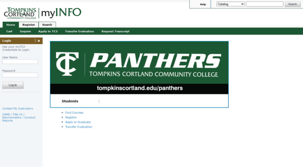 myinfo.tc3.edu