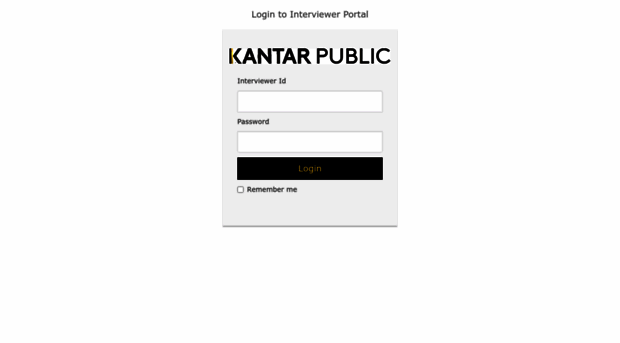 myinterviewerportal.kantar.com