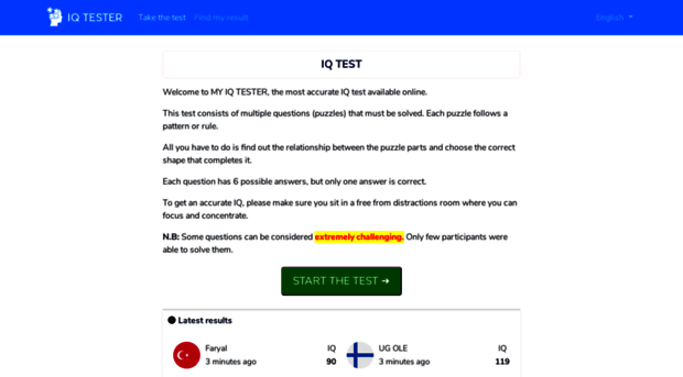 myiqtester.com