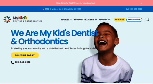 mykidsdentistchinohills.com