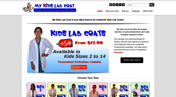 mykidslabcoat.com