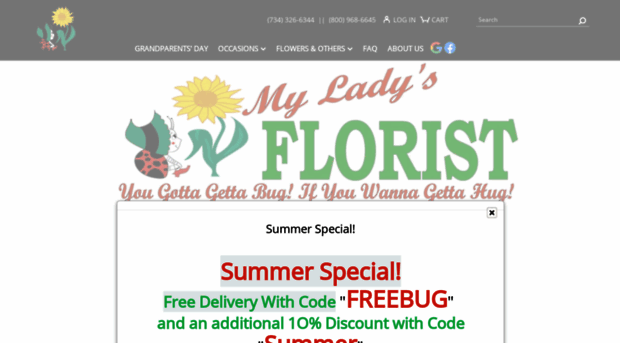 myladysflorist.com